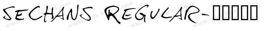 SECHans Regular字体转换